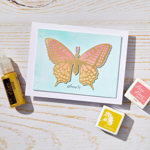 Hero Arts Hot Foil Plate & Die Set-Butterfly 5A002Y18-1GYZD