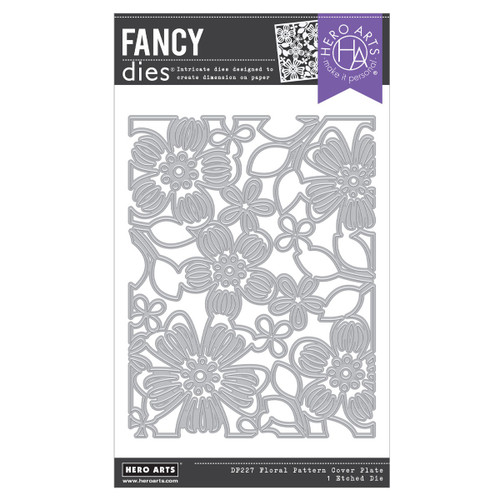 Hero Arts Cover Plate Die-Floral Pattern 5A002Y1J-1GYYC - 085700946407