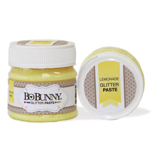 BoBunny Double Dot Glitter Paste 50ml-Lemonade - BBGP-475 - 665573064752