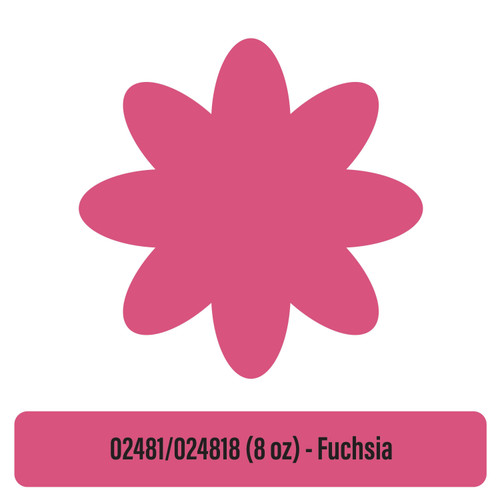 Delta Ceramcoat Acrylic Paint 8oz-Fuchsia/Semi-Opaque - 2800-2481