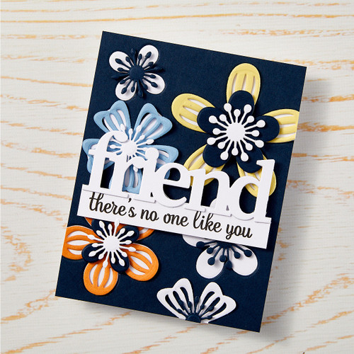 Hero Arts Layering Fancy Dies-Small Flower - 5A002Y1B-1GYYS