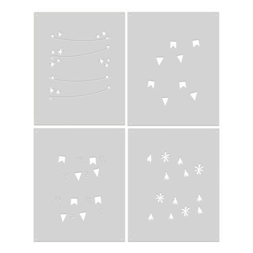 Hero Arts Color Layering Stencils-Celebrate - 5A002Y0K-1GYYR