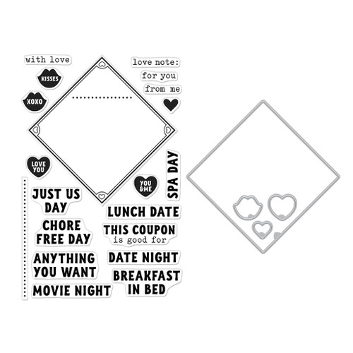Hero Arts Love Notes Stamps & Dies Bundle-Love Note Messages - 5A002Y1S-1GYYW - 085700947282