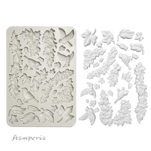 Stamperia Silicon Mould A5-House of Roses Ivy 5A002WFP-1GX8J