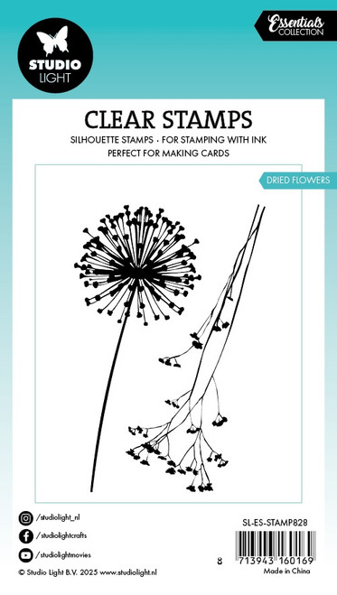 Studio Light Essentials Clear Stamps-Dried Flowers - 5A002Y7L-1GZ48