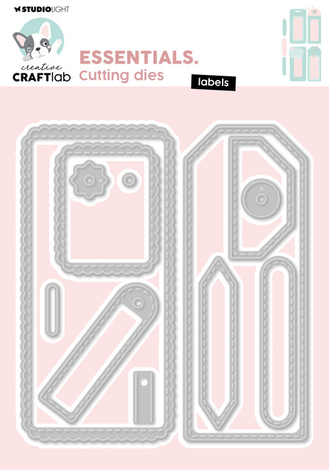 Creative Craftlab Essentials Cutting Die-Labels - 5A002Y8N-1GZ49 - 8713943159408