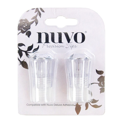 Nuvo Deluxe Adhesive Precision Nozzles-2/Pkg - 207N - 841686102073
