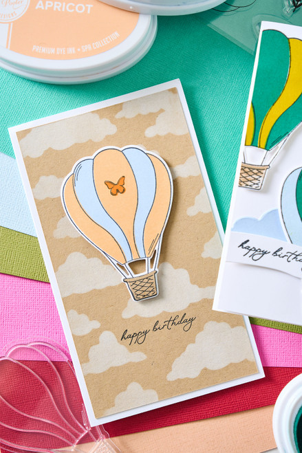 Sizzix A6 Layered Stencils 4/Pkg by Catherine Pooler-In The Clouds - 5A002MX1-1GP99