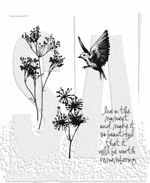 Tim Holtz Cling Stamps 7"X8.5"-Nature's Moments - CMS-1 - 732388249732 Tim Holtz Cling Stamps 7"X8.5"-Nature's Moments - CMS-1 - 732388249732