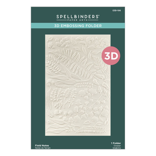 Spellbinders 3D Embossing Folder -Field Notes 5A002YGS-1GZB7 - 810146545767