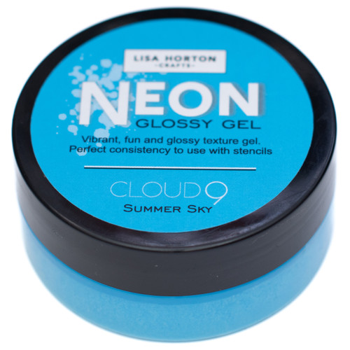 3 Pack - Lisa Horton Crafts Neon Glossy Gel-Summer Sky - 5A002Y4K-1GZ1S