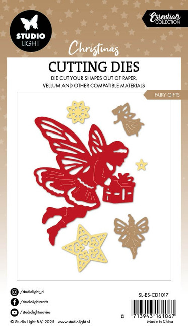 2 Pack - Studio Light Fairy Christmas Cutting Die-Fairy Gifts - 5A002Y9Z-1GZ6M
