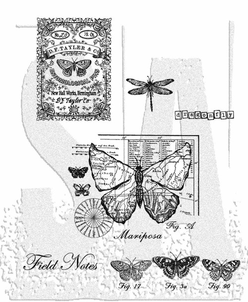 Stampers Anonymous Cling Stamps 7"X8.5"-Classics #17 - SCF-17 - 748252598516 Stampers Anonymous Cling Stamps 7"X8.5"-Classics #17 - SCF-17 - 748252598516