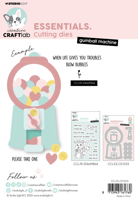 Creative Craftlab Essentials Cutting Die-Gumball Machine - 5A002YB3-1GZ6F Creative Craftlab Essentials Cutting Die-Gumball Machine - 5A002YB3-1GZ6F