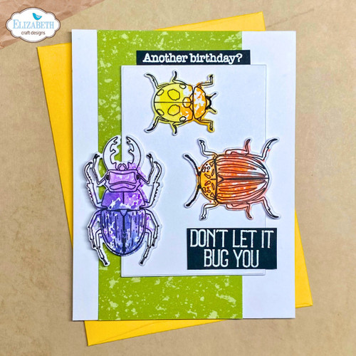 Elizabeth Craft Stamp And Die Set-Beetles and Bugs - 5A002Y26-1GYZY