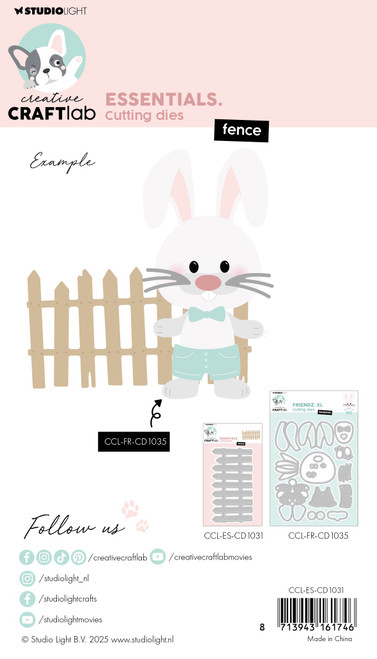 Creative Craftlab Essentials Cutting Die-Fence - 5A002Y9P-1GZ6G