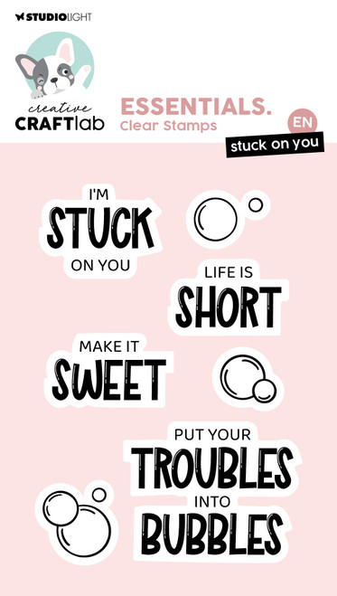 Creative Craftlab Essentials Clear Stamps-Stuck On You - 5A002Y9R-1GZ6L - 8713943161845