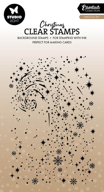 Studio Light Photorealistic Clear Stamps-Snow Swirl Background - 5A002Y90-1GZ6N - 8713943161739