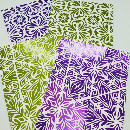 Deco Foil Toner Card Fronts 4.25"X5.5" 8/Pkg-Artsy Print - 5A002BQN-1GZ1P Deco Foil Toner Card Fronts 4.25"X5.5" 8/Pkg-Artsy Print - 5A002BQN-1GZ1P