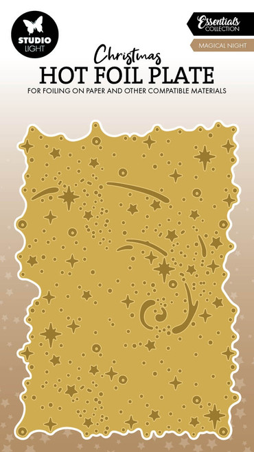 Studio Light Fairy Christmas Hot Foil Plate-Magical Night - 5A002YBC-1GZ6Q - 8713943161111
