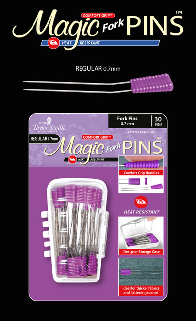 Taylor Seville Magic Pins-Fork Regular 30/Pkg - 5A002YZZ-1H0D7 - 766152220085