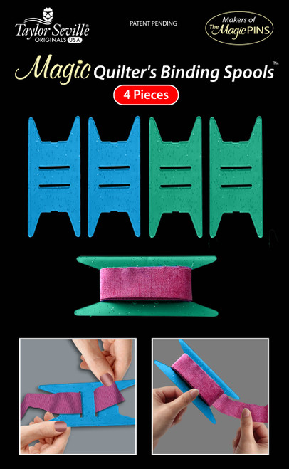 Taylor Seville Magic Quilter's Binding Spool-4 Pieces - 5A002YZT-1H0DF - 766152220399