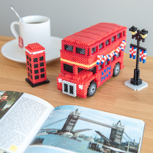 Perler 3D Fused Bead Kit-London Bus - 5A002Z3D-1H0JL