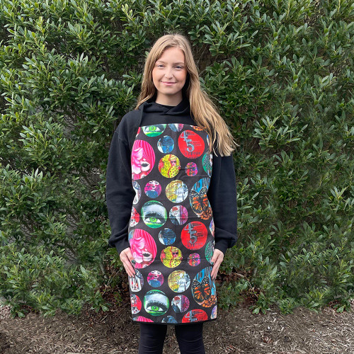 Dylusions Dyalog Apron 2025 31.5"X28"-Black - 5A002XPJ-1GYQP