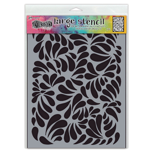 3 Pack - Dyan Reaveley's Dylusions Stencils 9"X12"-Brush Strokes Large - 5A002XNS-1GYQB - 789541087557