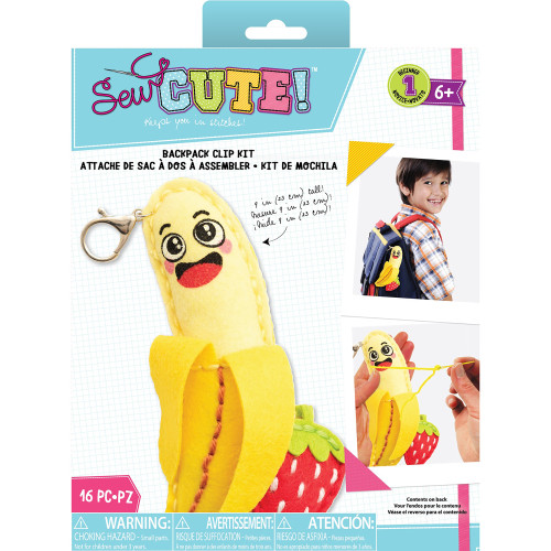 Colorbok Sew Cute! Felt Keychain-Banana - 34004930 - 718813409483
