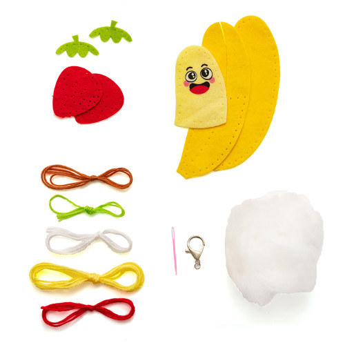 Colorbok Sew Cute! Felt Keychain-Banana - 34004930