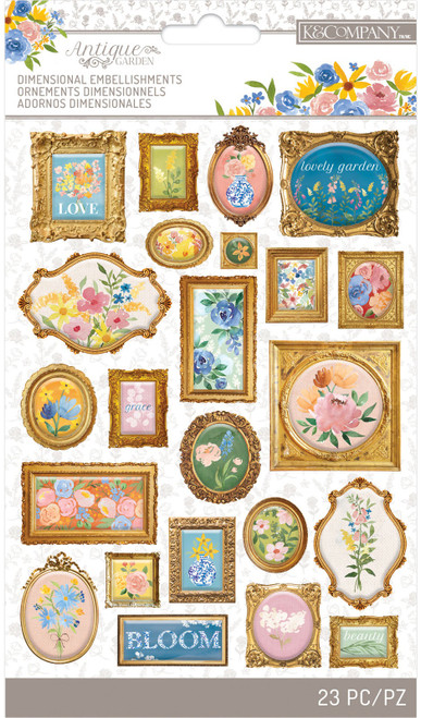K&Company Antique Garden Gallery Frames 23/Pkg- - 30000093