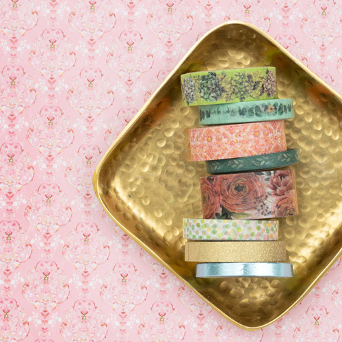 BoBunny Washi Tape 8/Pkg-Willow & Sage - 73000019