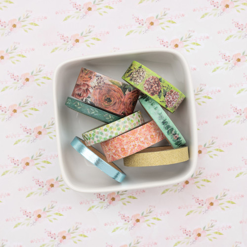 BoBunny Washi Tape 8/Pkg-Willow & Sage - 73000019 BoBunny Washi Tape 8/Pkg-Willow & Sage - 73000019