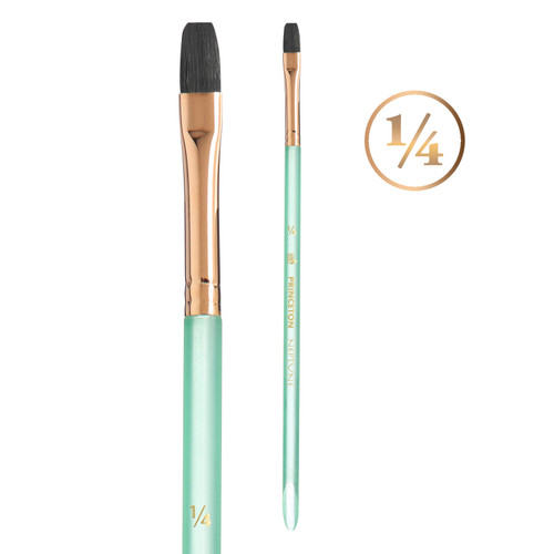Princeton Series 4750 Neptune Synthetic Squirrel Brush-Short Handle Aquarelle 1/4" - 5A002ZF3-1H0WT Princeton Series 4750 Neptune Synthetic Squirrel Brush-Short Handle Aquarelle 1/4" - 5A002ZF3-1H0WT