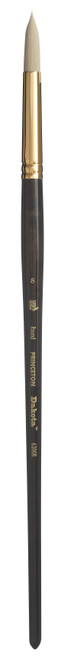 Princeton Series 630 Dakota Synthetic Bristle Brush-Long Handle Round Size 8 - 5A002ZB8-1H0SQ - 757063630193
