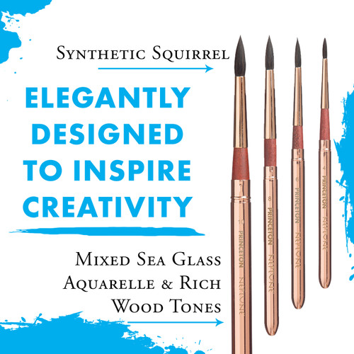 Princeton Series 4750 Neptune Synthetic Squirrel Brush-Short Handle Travel Set 4PC - 5A002ZFH-1H0WR Princeton Series 4750 Neptune Synthetic Squirrel Brush-Short Handle Travel Set 4PC - 5A002ZFH-1H0WR