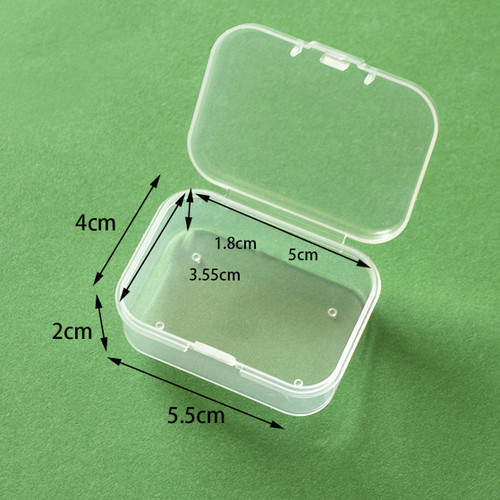 3 Pack - Dress My Craft Clear Storage Boxes 6/Pkg-Rectangular, 5.5x4cm - 5A003092-1H1SP 3 Pack - Dress My Craft Clear Storage Boxes 6/Pkg-Rectangular, 5.5x4cm - 5A003092-1H1SP