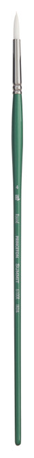 Princeton Series 6100 Summit White Synthetic Brush-Long Handle Round Size 4 - 5A002ZG5-1H0XY - 757063610157