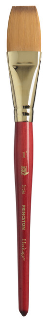Princeton Series 4050 Heritage Synthetic Sable Brush-Short Handle Stroke 1" - 5A002ZC8-1H0TW - 757063405487 Princeton Series 4050 Heritage Synthetic Sable Brush-Short Handle Stroke 1" - 5A002ZC8-1H0TW - 757063405487
