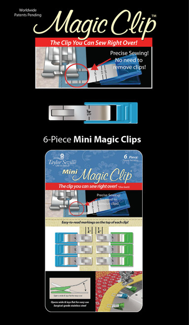 3 Pack - Taylor Seville Magic Clips 6/Pkg-Mini - 17160 - 766152217160