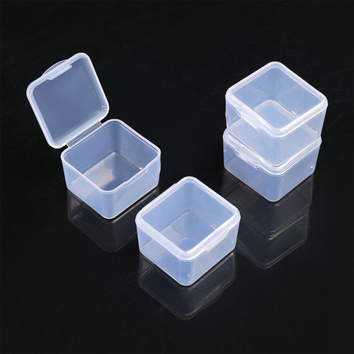 Dress My Craft Clear Storage Boxes 6/Pkg-Mini Square, 3.4x3.4cm - 5A003091-1H1SR Dress My Craft Clear Storage Boxes 6/Pkg-Mini Square, 3.4x3.4cm - 5A003091-1H1SR