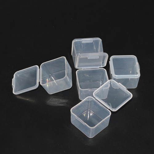 Dress My Craft Clear Storage Boxes 6/Pkg-Mini Square, 3.4x3.4cm - 5A003091-1H1SR Dress My Craft Clear Storage Boxes 6/Pkg-Mini Square, 3.4x3.4cm - 5A003091-1H1SR