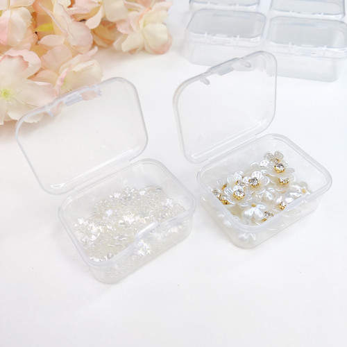 3 Pack Dress My Craft Clear Storage Boxes 6/Pkg-Rectangular, 4.5x3.7cm 5A003095-1H1SM