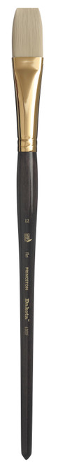 Princeton Series 630 Dakota Synthetic Bristle Brush-Long Handle Flat Size 12 - 5A002ZBJ-1H0SG - 757063630131