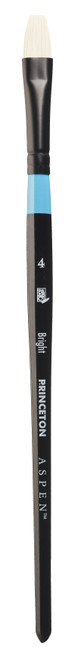 Princeton Series 6500 Aspen Synthetic Brush-Short Handle Bright Size 4 - 5A002ZMH-1H106 - 757063650634