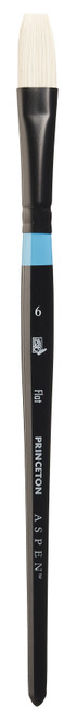 Princeton Series 6500 Aspen Synthetic Brush-Short Handle Flat Size 6 - 5A002ZLW-1H109 - 757063650672