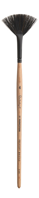 Princeton Catalyst Polytip Brush-Short Handle Fan Size 4 - 5A00304Y-1H1MP - 757063645845