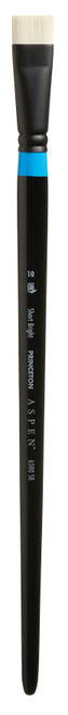 Princeton Series 6500 Aspen Synthetic Brush-Long Handle Short Bright Size 10 - 5A002ZL8-1H118 - 757063650429