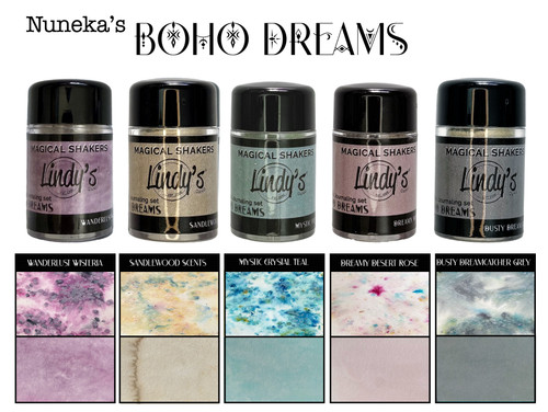 Lindy's Stamp Gang Magical Shaker 2.0 Set 5/PKg-Boho Dreams - 5A002YBW-1GZ84 - 818495018970